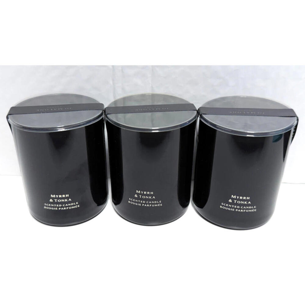 Jo Malone Black Myrrh & Tonka Scented Candle Trio